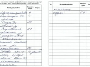 Выпускные документы dodatok2 34