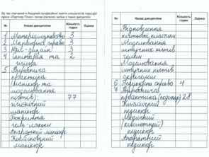 Випускні документи lzh2 17